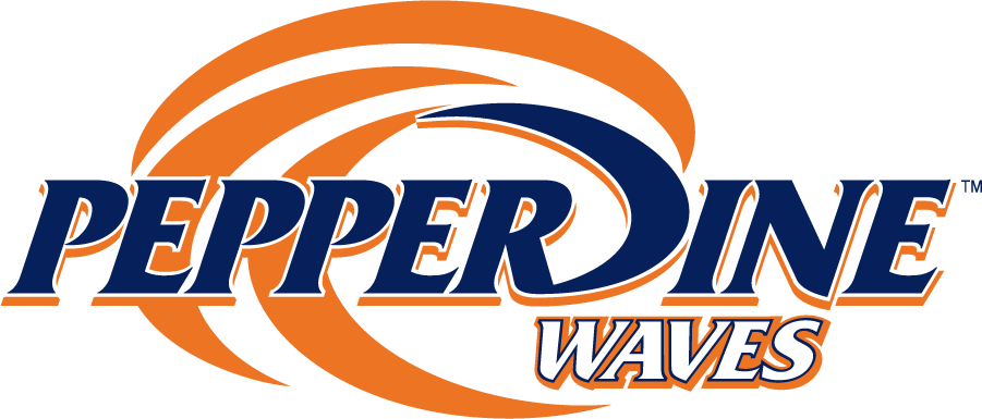 Pepperdine Waves 2012-Pres Primary Logo diy DTF decal sticker